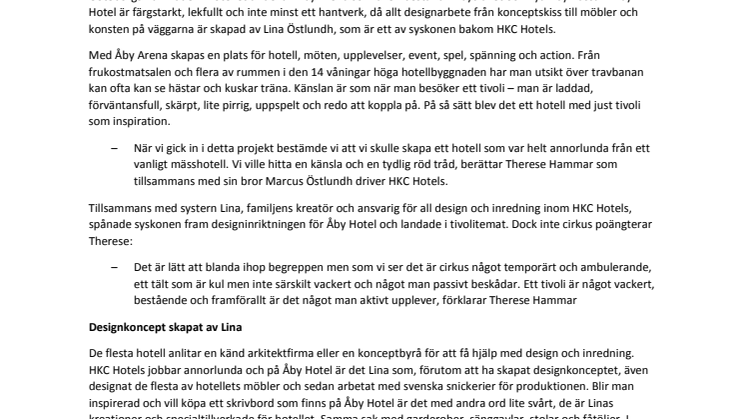 Nu öppnar Åby Hotel i Göteborg/Mölndal
