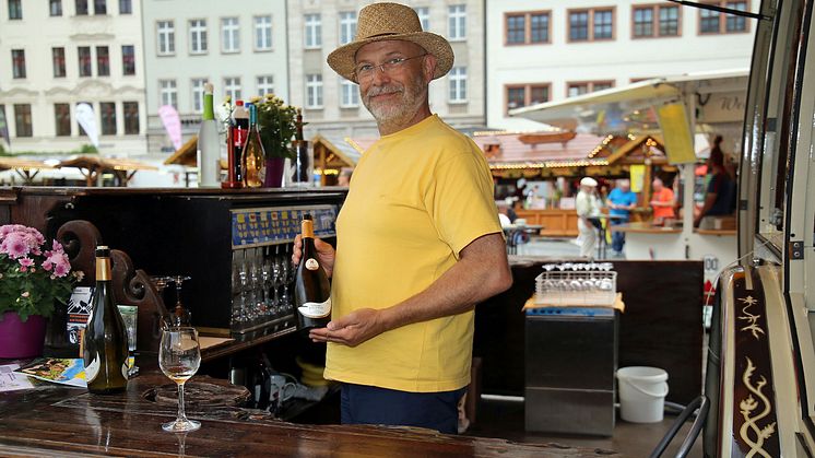 Leipziger Weinfest - Thomas Teubert Weinstand Winzergenossenschaft Meißen