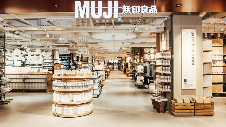 MUJI på Åhléns City Stockholm