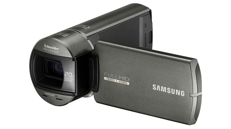 Samsung först med videokamera för vänsterhänta