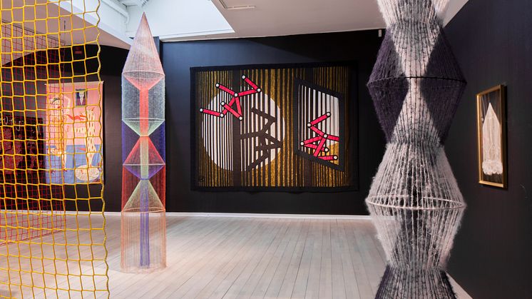 Installationsvy 2, Textila Undertexter, Malmö Konstmuseum