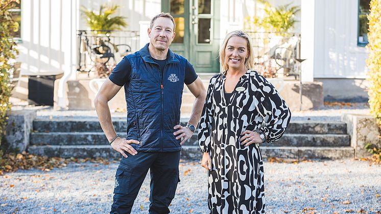 Sofia och Håkan Hjärner driver Noors slott