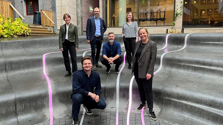 Bak fra venstre: Mie Fuglseth, Jonas Tautra Vevatne, Per Arne Kobbevik, Torun Eggan Skjerve. Foran fra venstre: Svein Ola Størseth og Tuva Bjordal 