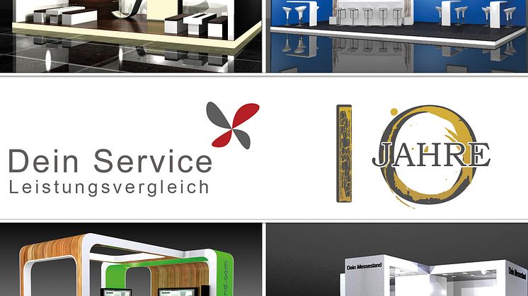 10 Jahre Leistungsvergleich für Messestände mit Dein Messestand.