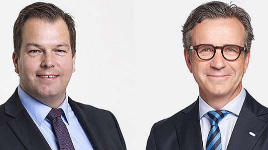 Andreas Malmberg, vd Trioplast Industrier AB och Magnus Huss, förbundsdirektör IKEM