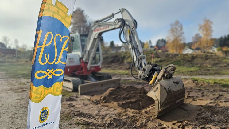 Byggstart för HSBs bostadsrättsförening Idrottsparken i Nykvarn