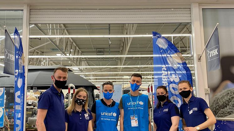 UNICEF Polska w sklepach JYSK 