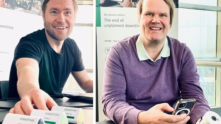 Rauli Kallinen and Teemu Kiijärvi at Industrial IoT solution Center
