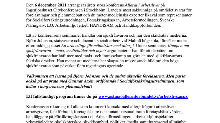 ”Diskussionen om sjukfrånvaron är en maktkamp”