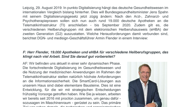 DGN sorgt mit procilon Technologie für sichere Digitalisierung im Gesundheitswesen 