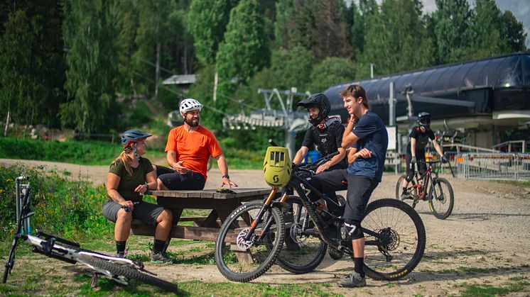 Cykla downhill mtb i Järvsö Bergscykel Park