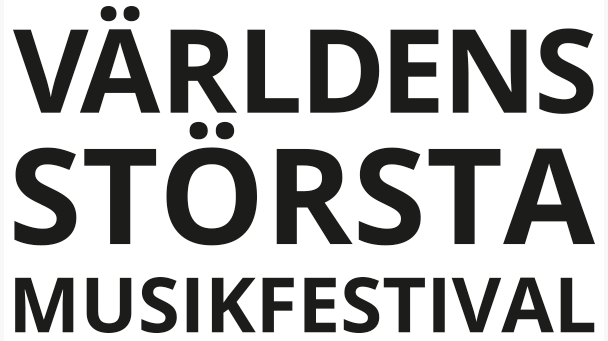 Världens största musikfest på Pustervik