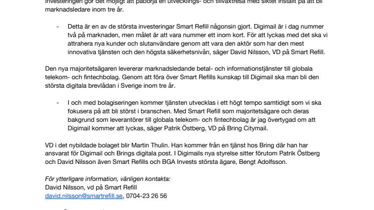 Digimail storsatsar med ny ägare