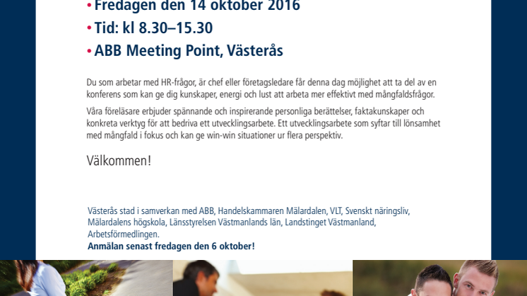 Program Mångfaldsdagen 2016
