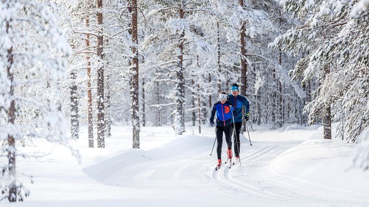 Längdåkning i Orsa Grönklitt