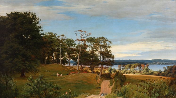 P. C. Skovgaard: "Et siellandsk Landskab"