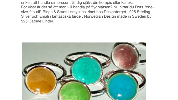 Dots Collection goes to Arlanda!