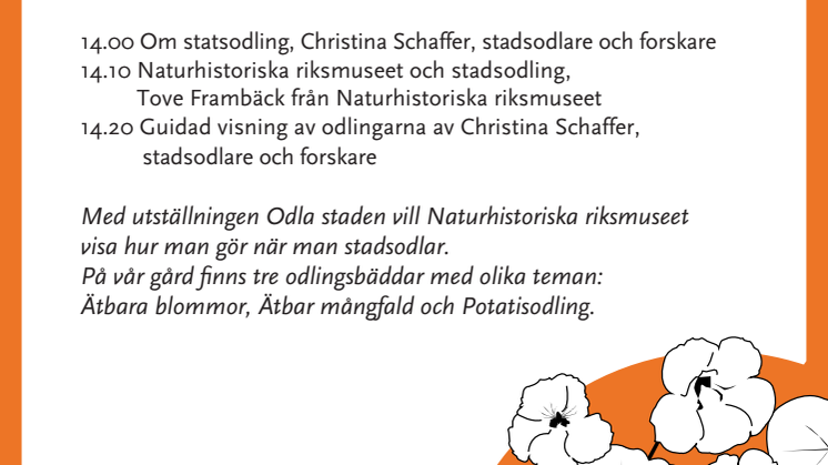 Odla staden - inbjudan