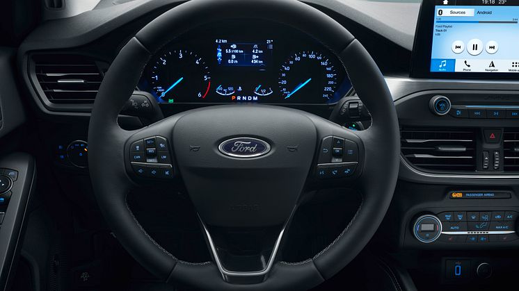 Ny Ford Focus instrumentpanel