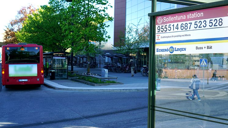Sollentuna kommun vill att servicelinje 955 förbättras