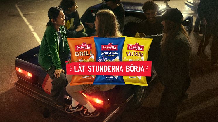 Nytt kommunikationskoncept stärker Estrella som den folkliga marknadsledaren på snacks