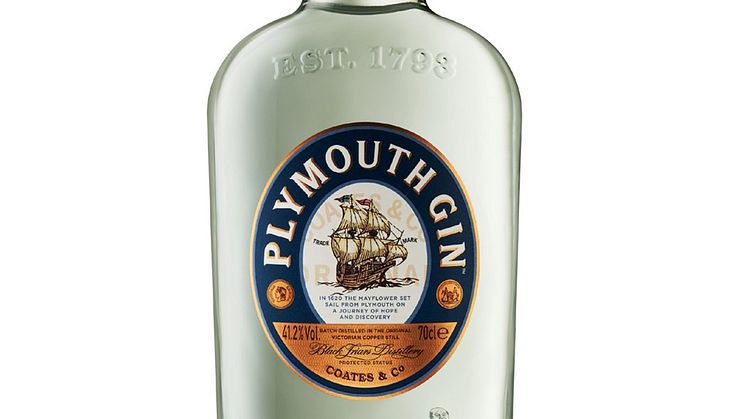 Plymouth Gin får ny flaskdesign