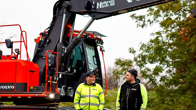 Janne och Mikael Hellgren, Hellgrens Gräv AB