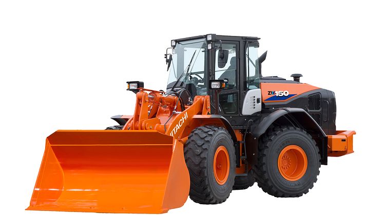 Nu kommer Hitachi ZW150-6 13-tons hjullastare med ny teknik