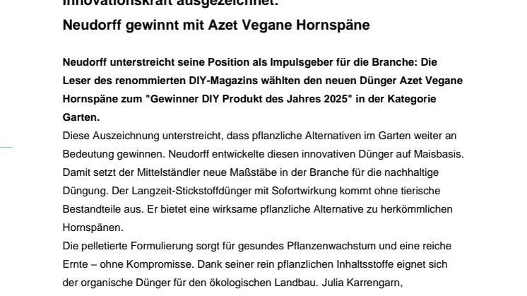 PM Auszeichnung Azet Vegane Hornspäne B2B 20250306.pdf