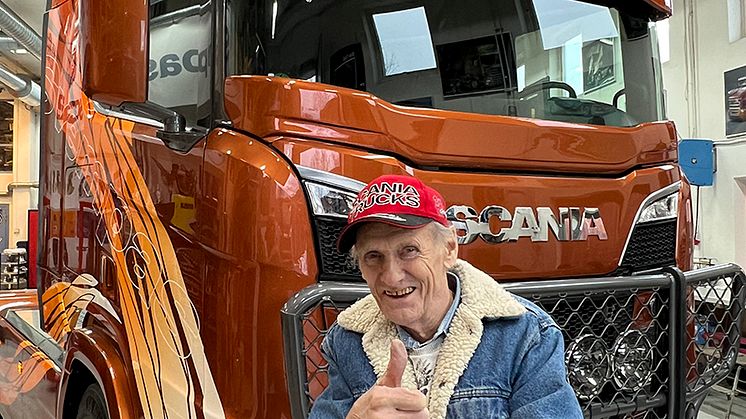 Customkungen och legendaren Svempa Bergendahl kommer till Mantorp Park och presenterar sina senaste Scania showbilar. Foto Joachim Cruus.