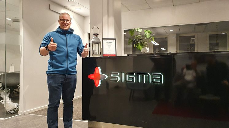 Sigma i Umeå välkomnar Stefan!