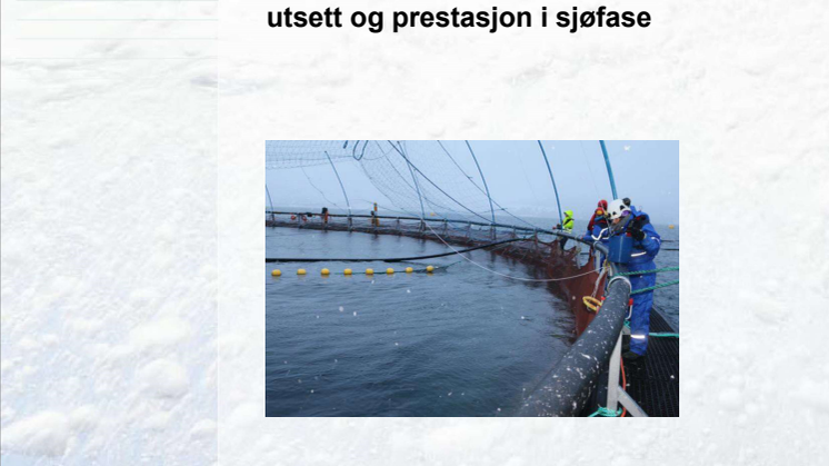 APN 8457-05. Akvaplan-niva Sluttrapport Utsett II FoU TTN-17