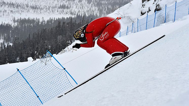 Kommer Britta Backlund vinna totala världscupen i år? Foto: Nisse Schmidt/Bildbyrån.