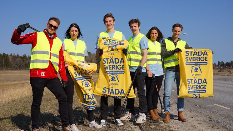 Nästa, Uppsala. Föreningsstädning med Uppsala kommun inleds nu på lördag. Foto: Johan De Bourg.