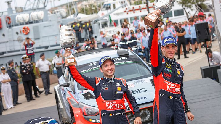 Hyundai Motorsport tar årets andra WRC-seger i Rally Italia Sardegna 