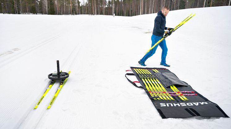 Kalle Kalliorinne, forskare inom maskinelement med inriktning skidteknologi vid Luleå tekniska universitet