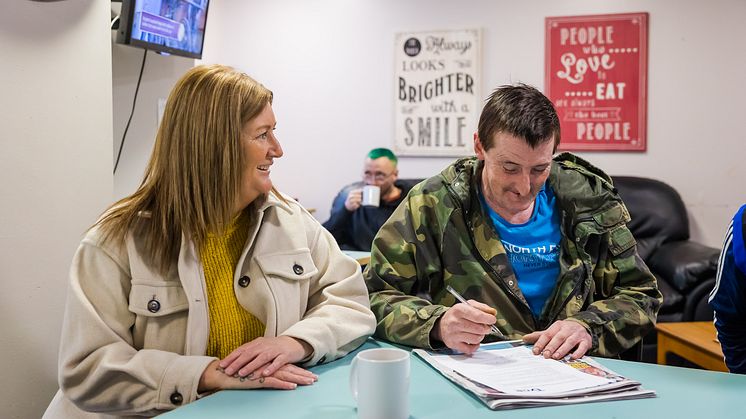 The Joseph Cowen Health Centre in Byker, Newcastle, operates as a health and wellbeing drop-in service for people experiencing homelessness in the city.