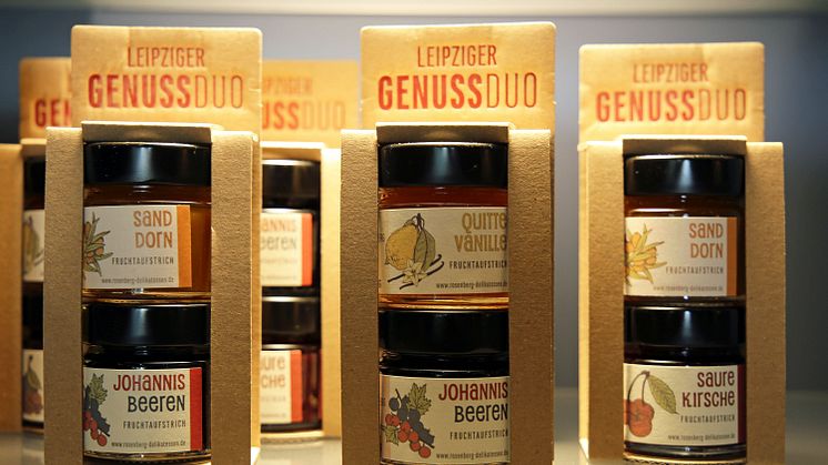 Tourist-Information Leipzig - Souvenirbereich: Leipziger Genussduo