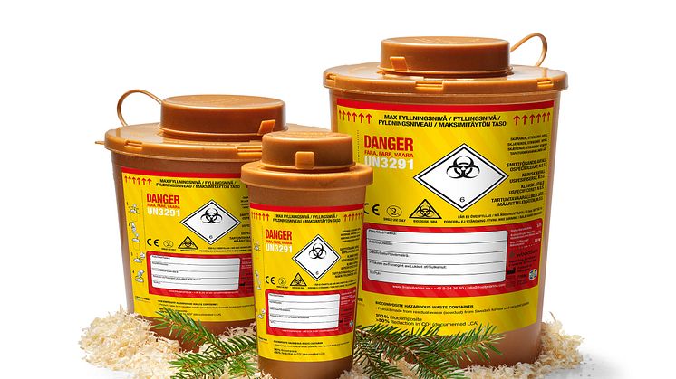 WOODSAFE® RISKAVFALLSBEHÅLLARE  HALVERAR CO2-UTSLÄPPEN