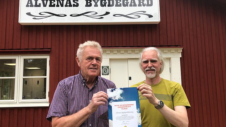 Hasse Abrahamson, ordförande i föreningen och Kai Zimmerl 