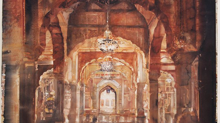 A master of watercolour at the Nordic Watercolour Museum / Lars Lerin – Sceneries / 18.5 – 14.9 2014
