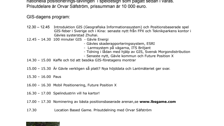 Internationella GIS dagen 17/11