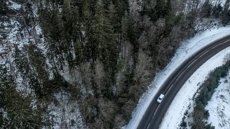 Svevia fortsätter som vägentreprenör inom driftområde Falkenberg. Foto: Joachim Nyvall