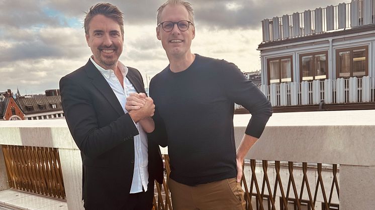 Stephen Martin, founder and CEO of Hub Planner and Erik Syrén, Managing Director of Monterro