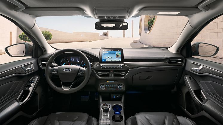 Ny Ford Focus Vignale interiør