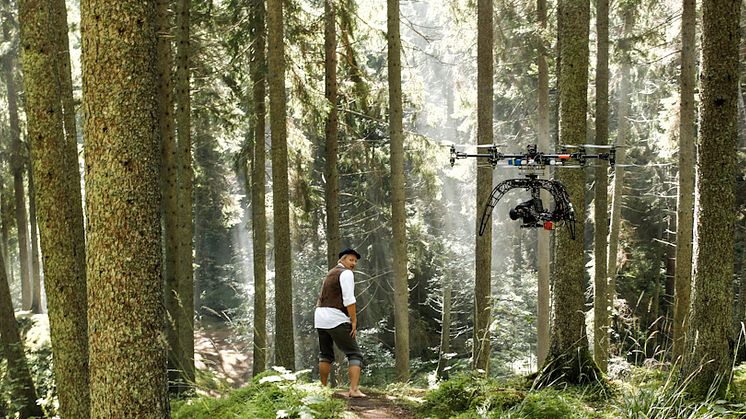 Mini-helikopter revolutionerar mediebranschen