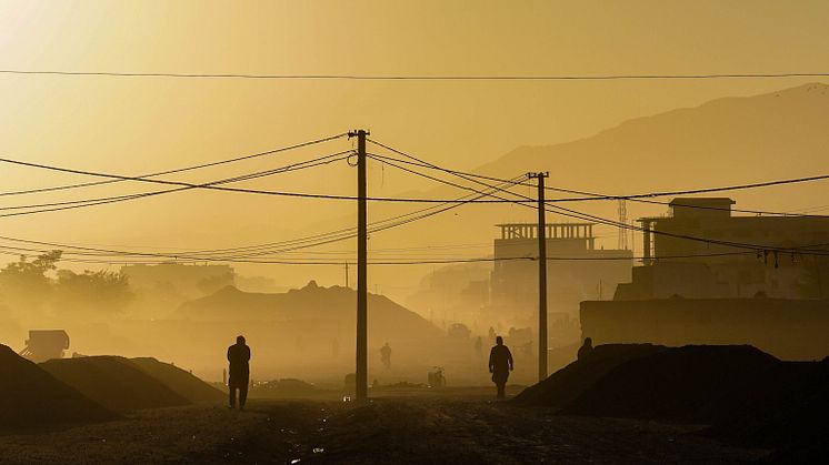 Bild från Afghanistans huvudstad Kabul. Foto: Mohammad Rahmani för Unsplash