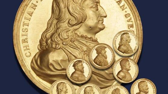 10 guldmedaljer af den oldenborgske kongerække, 1729-1730