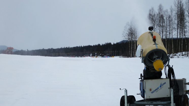 Mobila snökanoner för bättre spårkvalitet