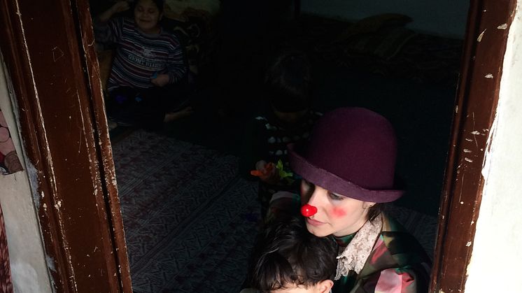 Nour el Refai och Clowner utan Gränser i Jordanien
